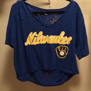 Milwaukee Brewers crop top